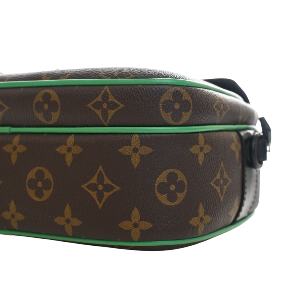 Pre-Loved Louis Vuitton Monogram Macassar S Lock Messenger Bag - Picture 10 of 12
